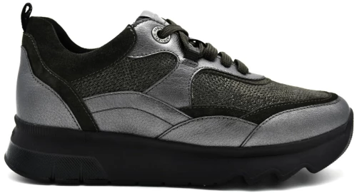 Sneakers spock 29 laminated charcoal