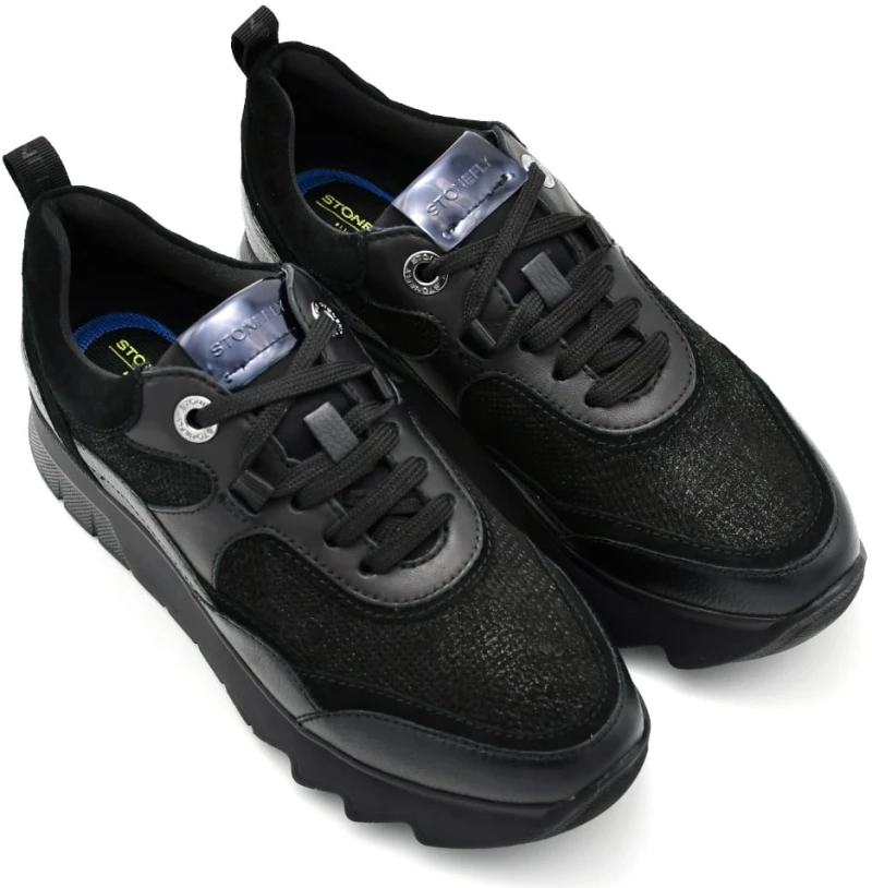 Sneakers spock 29 nappa black