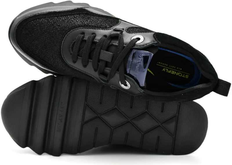 Sneakers spock 29 nappa black