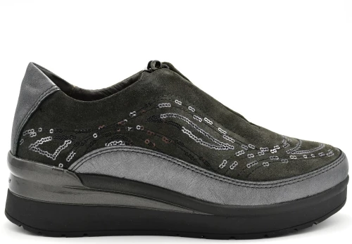 Sneakers Cream 21 pewter gray