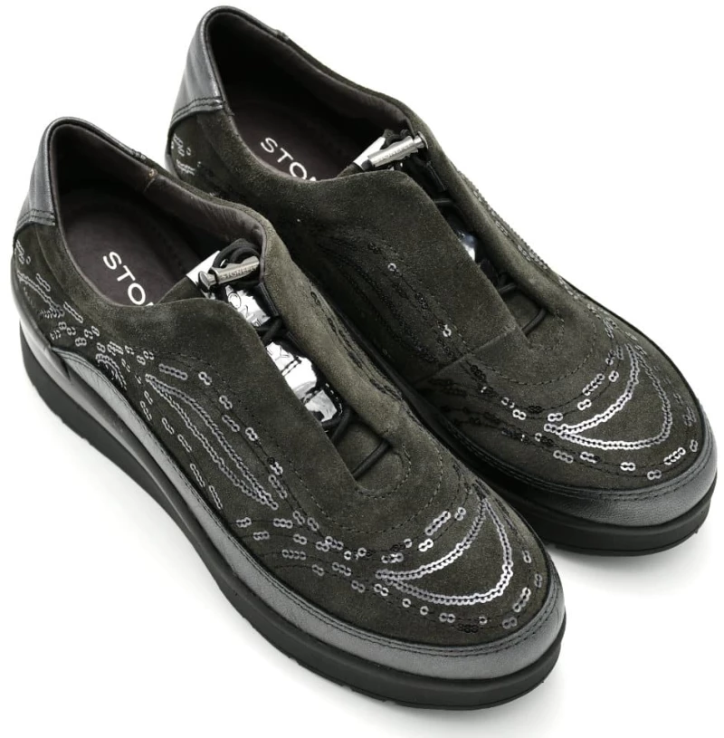 Sneakers Cream 21 pewter gray
