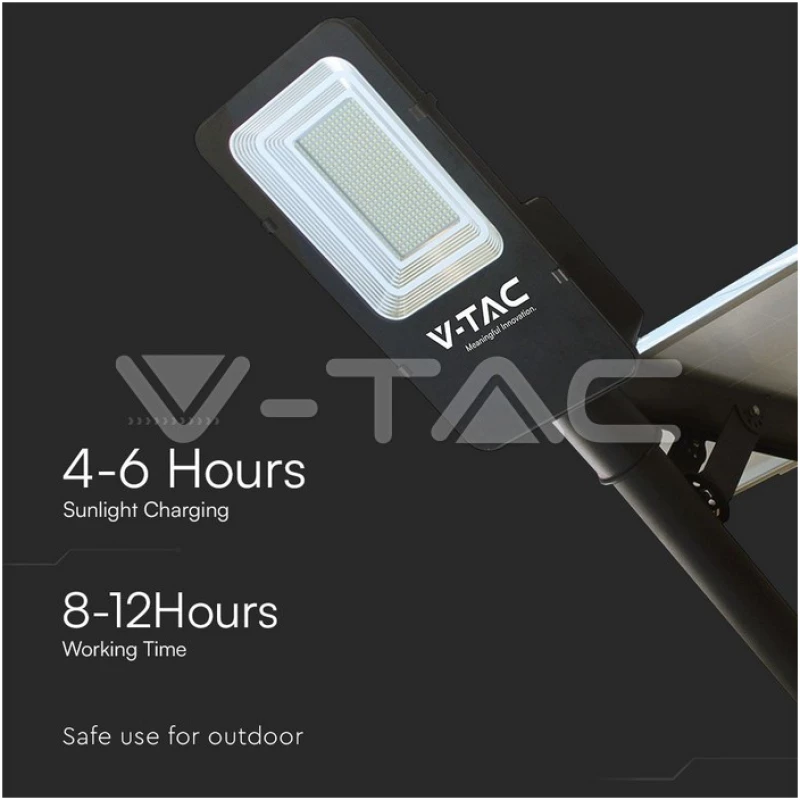 V-TAC Ηλιακό φωτιστικό δρόμου