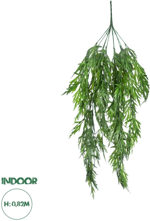 GloboStar® Artificial Garden  CARAWAY HANGING BRANCH 20617 Τεχνητό Κρεμαστό Διακοσμητικό Κρεμαστό κλαδί Κυμινο  Y82cm Σετ 2 τεμαχίων