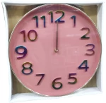 Ρολόι τοίχου - 615C - 124191 - Pink