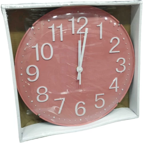 Ρολόι τοίχου - 732B - 130222 - Pink