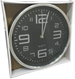 Ρολόι τοίχου - 710HD - 124078 - Silver