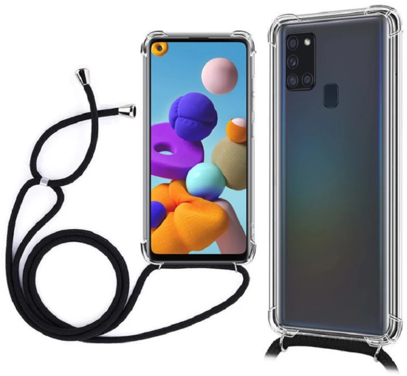 APPLE iPhone 11 Pro - ΘΗΚΗ ΣΙΛΙΚΟΝΗΣ CROSS SHOLDER ΔΙΑΦΑΝΗ