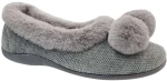 Sabino TM005C-1347 Grey Κλειστές Γυναικείες Παντόφλες