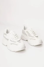 Luigi - Γυναικεία Sneakers με Strass 3728904 Λευκό