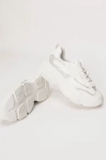 Luigi - Γυναικεία Sneakers με Strass 3728904 Λευκό