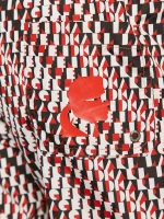 Karl Lagerfeld – Ανδρικό Μαγιό KL20MBM09-BLACKRED Κόκκινο