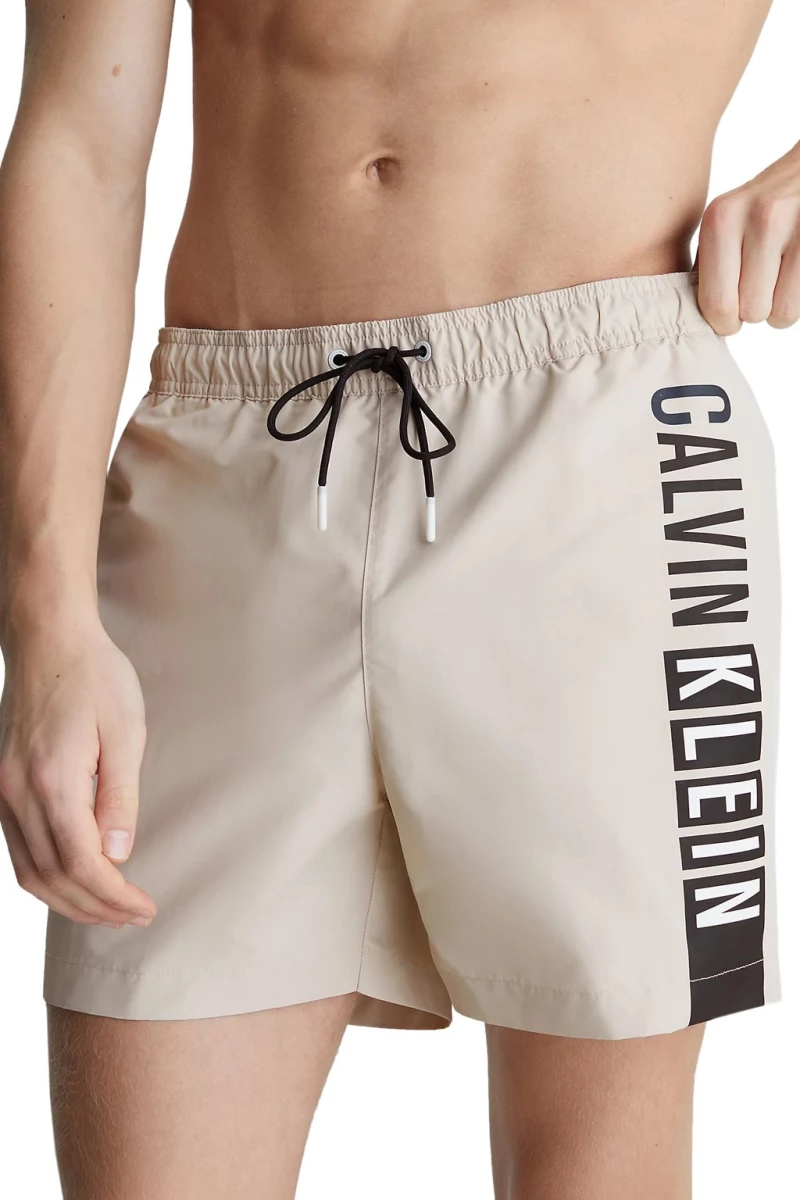 Calvin Klein - Ανδρικό Μαγιό Σορτς Ace/stony KM0KM00991-ACE Μπέζ