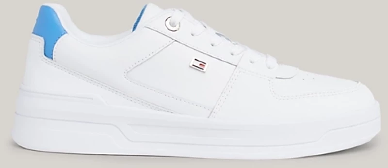 Tommy Hilfiger - Basket Γυναικεία Sneakers FW0FW08081-0K7 Λευκό