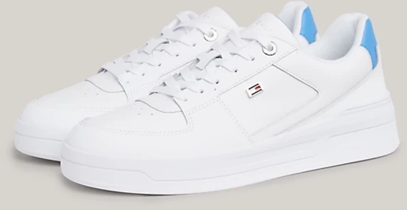 Tommy Hilfiger - Basket Γυναικεία Sneakers FW0FW08081-0K7 Λευκό