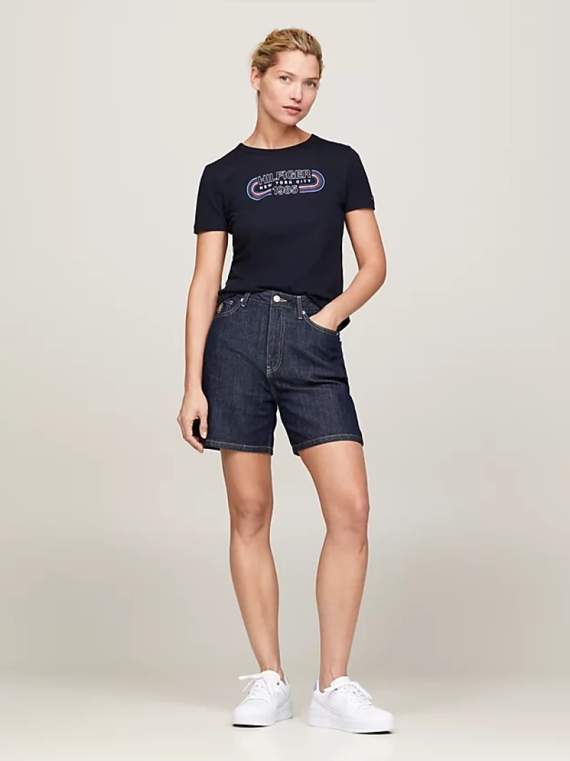 Tommy Hilfiger - Basket Γυναικεία Sneakers FW0FW08081-0K7 Λευκό