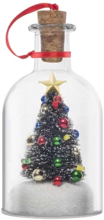 Mr.Christmas διακοσμητικό μπουκαλάκι με μουσική και φως 13  εκ