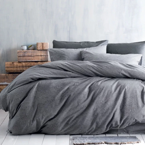 Charisma γκρι σετ σεντόνια diva με λάστιχο 105x205 συν 25 εκ