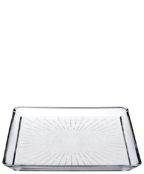 Madlen πιάτο γλυκού γυάλινο διάφανο 20x2 εκ