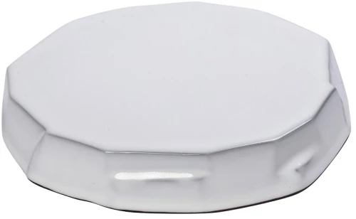 Iceberg πιάτο πήλινο λευκό 22.5x4 εκ