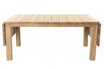 Olumpus τραπέζι με επέκταση από ξύλο teak 180-270x100x78 εκ