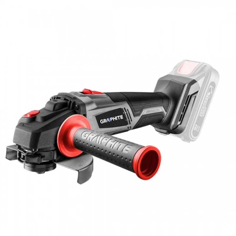GRAPHITE Γωνιακός Τροχός 18V Brushless Energy+ Solo (Χωρίς Μπαταρία) 58G026 - GRAPHITE