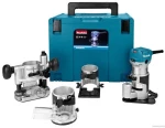 MAKITA ΡΟΥΤΕΡ 6 - 8mm με 4 Βάσεις RT0700CX3J - MAKITA