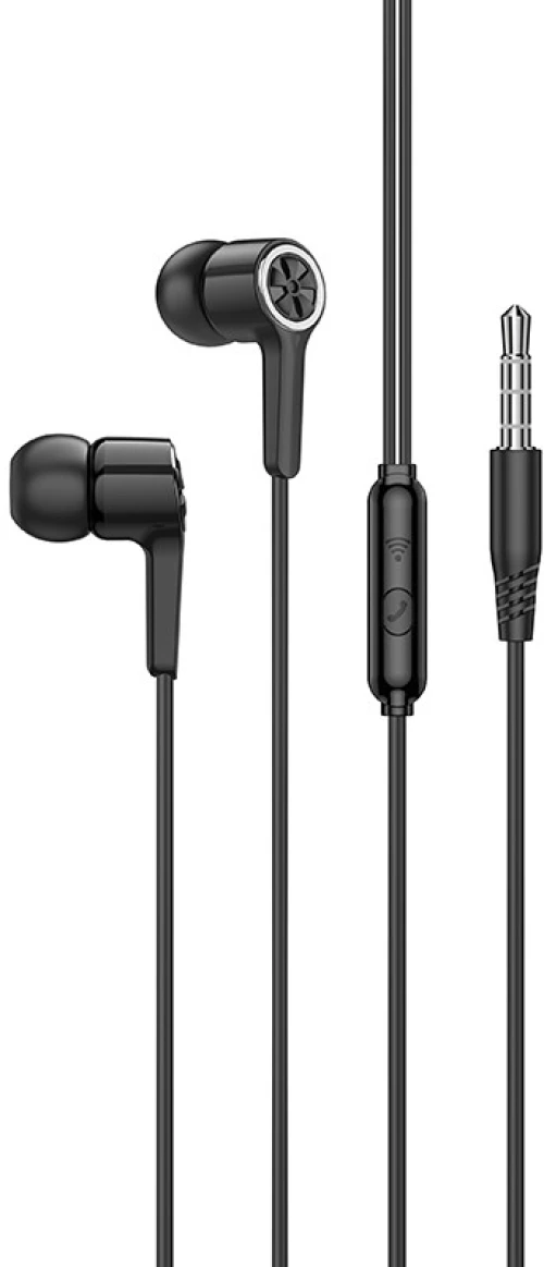 Hands Free Hoco M104 Gamble Universal Earphones Hi-Fi Stereo 3.5mm Λευκό 1.2m