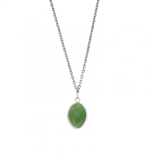 Κολιέ Senza Steel Silver Plated