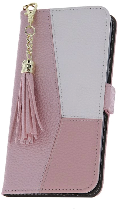 TechWave Chic case for iPhone 14 pink / white