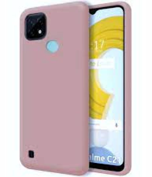 Techwave Matt case for Realme C21 powder pink