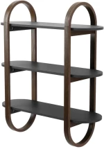 Umbra Bellwood blk ξύλινη ραφιέρα τοίχου 65x24x75