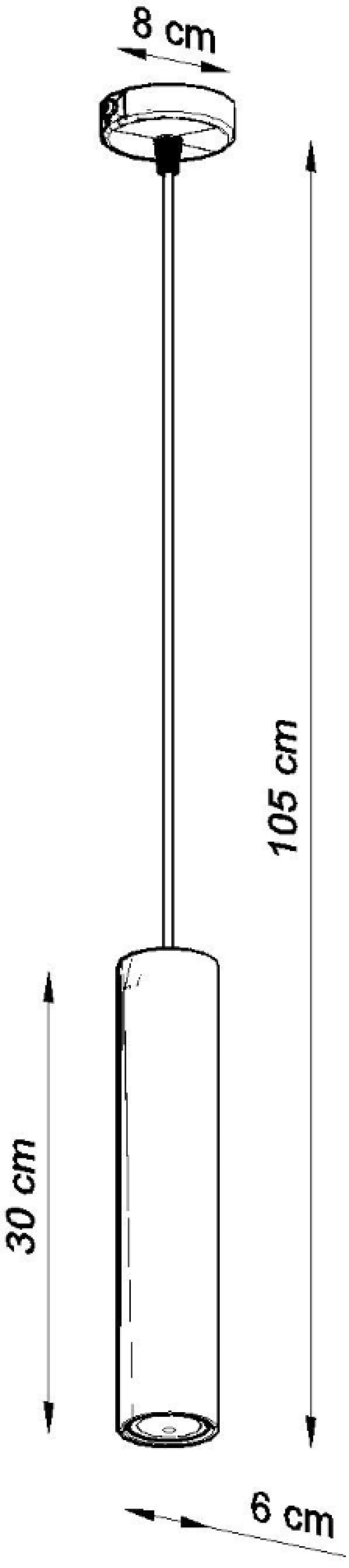 Sollux Κρεμαστό φωτιστικό Lino 1,ξύλο,1xGU10/40w