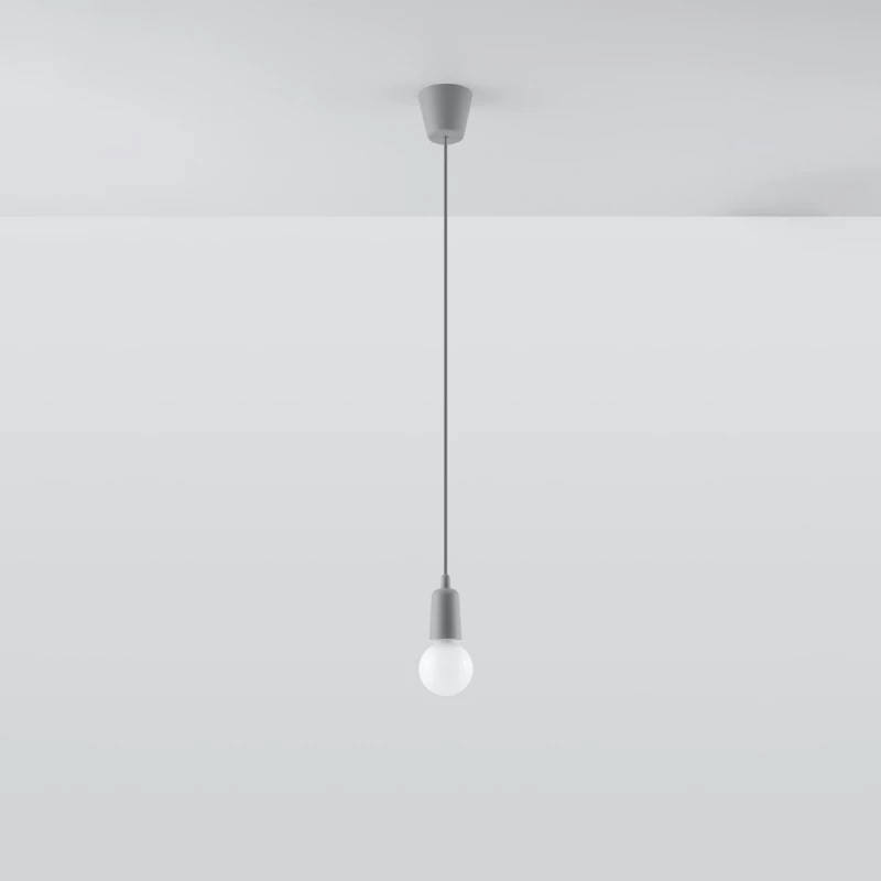 Κρεμαστό φωτιστικό Diego 1,PVC,1xE27/60w