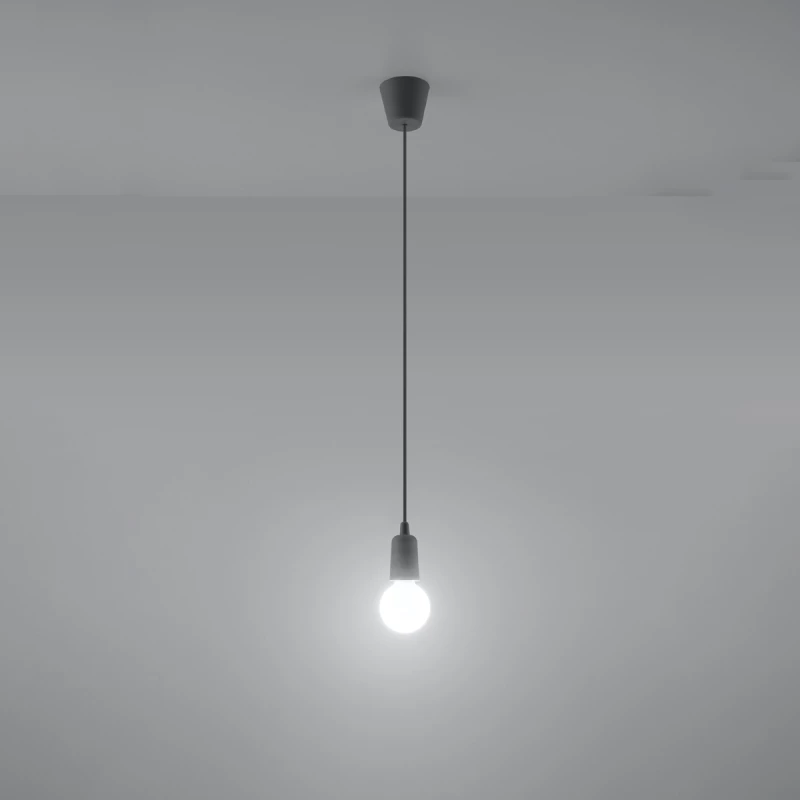 Κρεμαστό φωτιστικό Diego 1,PVC,1xE27/60w