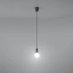 Κρεμαστό φωτιστικό Diego 1,PVC,1xE27/60w