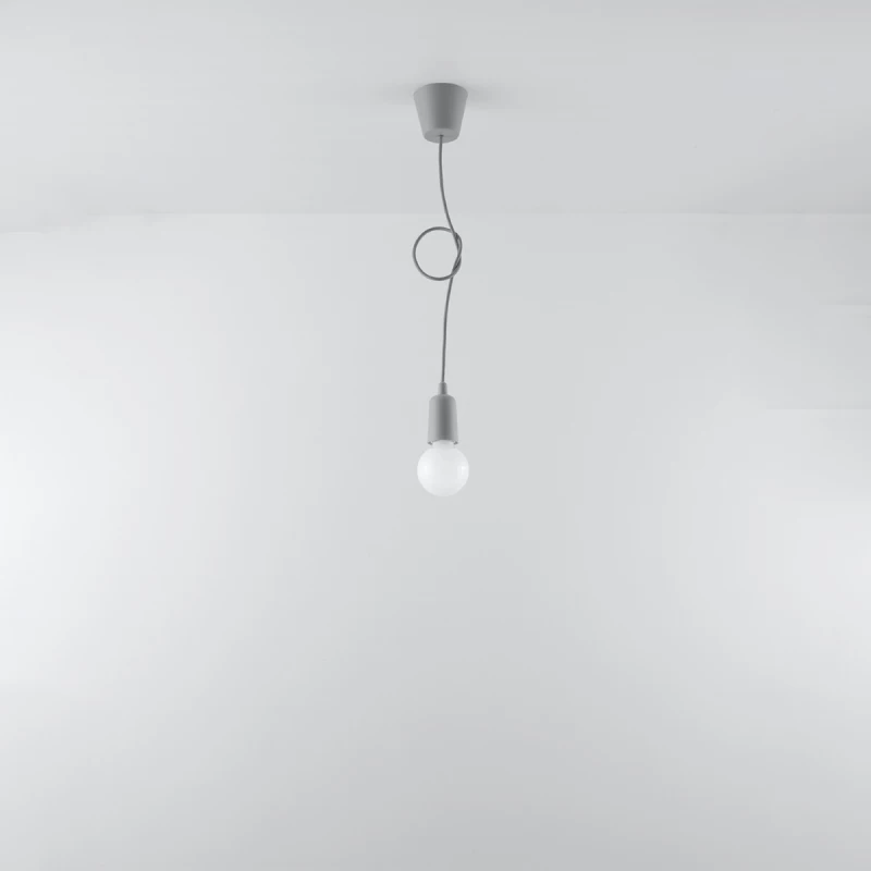 Κρεμαστό φωτιστικό Diego 1,PVC,1xE27/60w