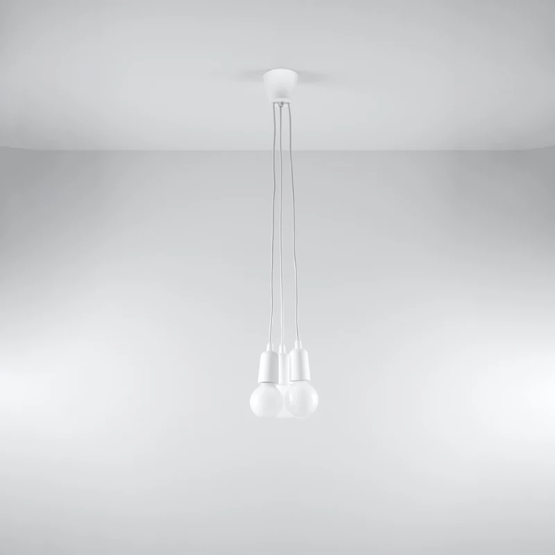Κρεμαστό φωτιστικό Diego 3,PVC, 3xE27/60w