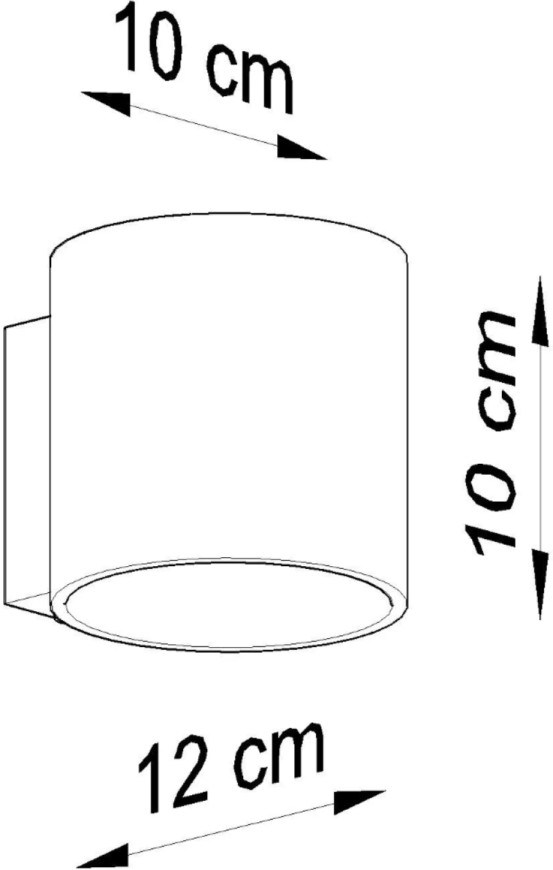 Sollux Φωτιστικό τοίχου Orbis 1,ξύλο,1xG9/40w