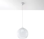 Κρεμαστό φωτιστικό Ball 1,διαφανο,1xE27/60w