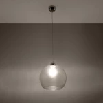Κρεμαστό φωτιστικό Ball 1,διαφανο,1xE27/60w