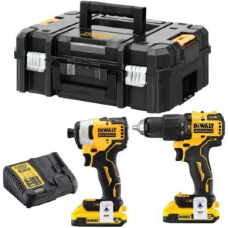 DEWALT - DCK2062D2T-QW 18V XR Brushless Σετ Εργαλείων Μπαταρίας (2x2Ah) - DEWALT