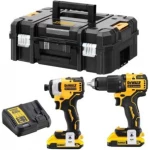 DEWALT - DCK2062D2T-QW 18V XR Brushless Σετ Εργαλείων Μπαταρίας (2x2Ah) - DEWALT