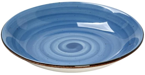 Terra Blue βαθύ πιάτο spaghetti σετ των έξι 26 εκ