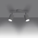 Sollux Φωτιστικό οροφής Lemmi 2,ατσάλι,2xGU10/40w