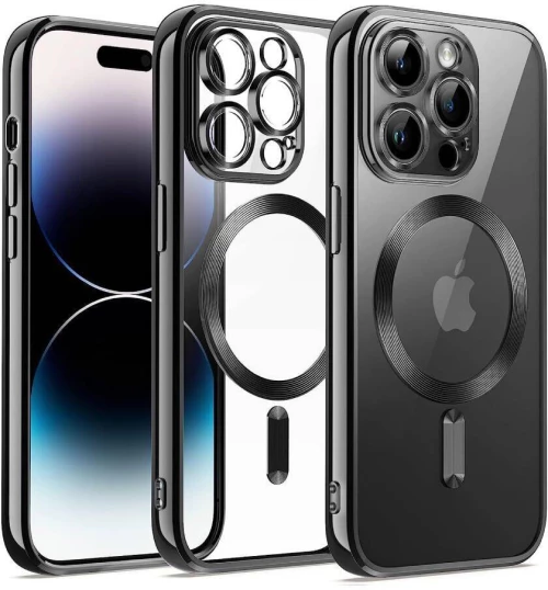 TechWave Magsafe Clear case for iPhone 14 Pro black