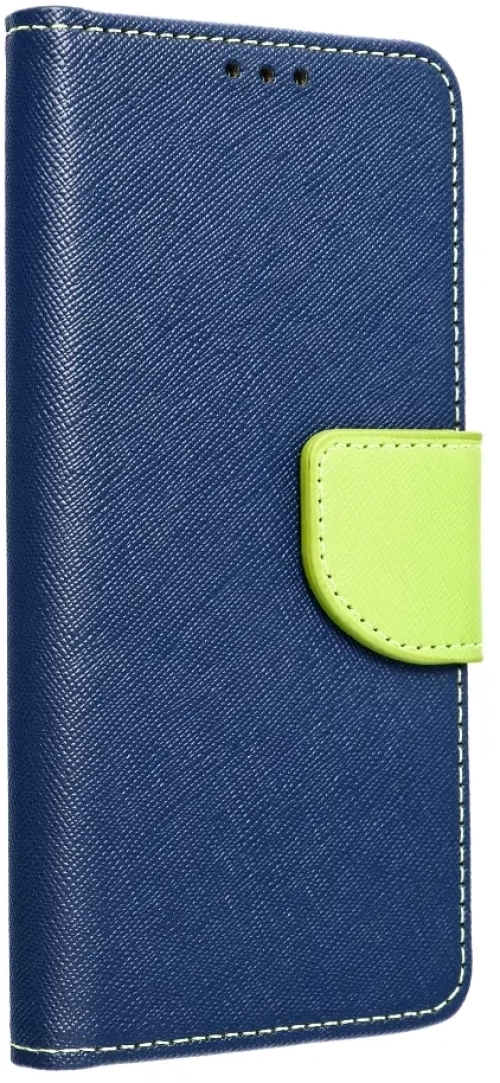 Techwave Fancy Book Case for iPhone 14 Pro navy blue / lime
