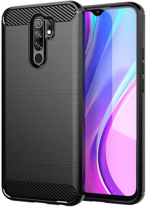 TechWave Carbon Case for Xiaomi Redmi 9 black