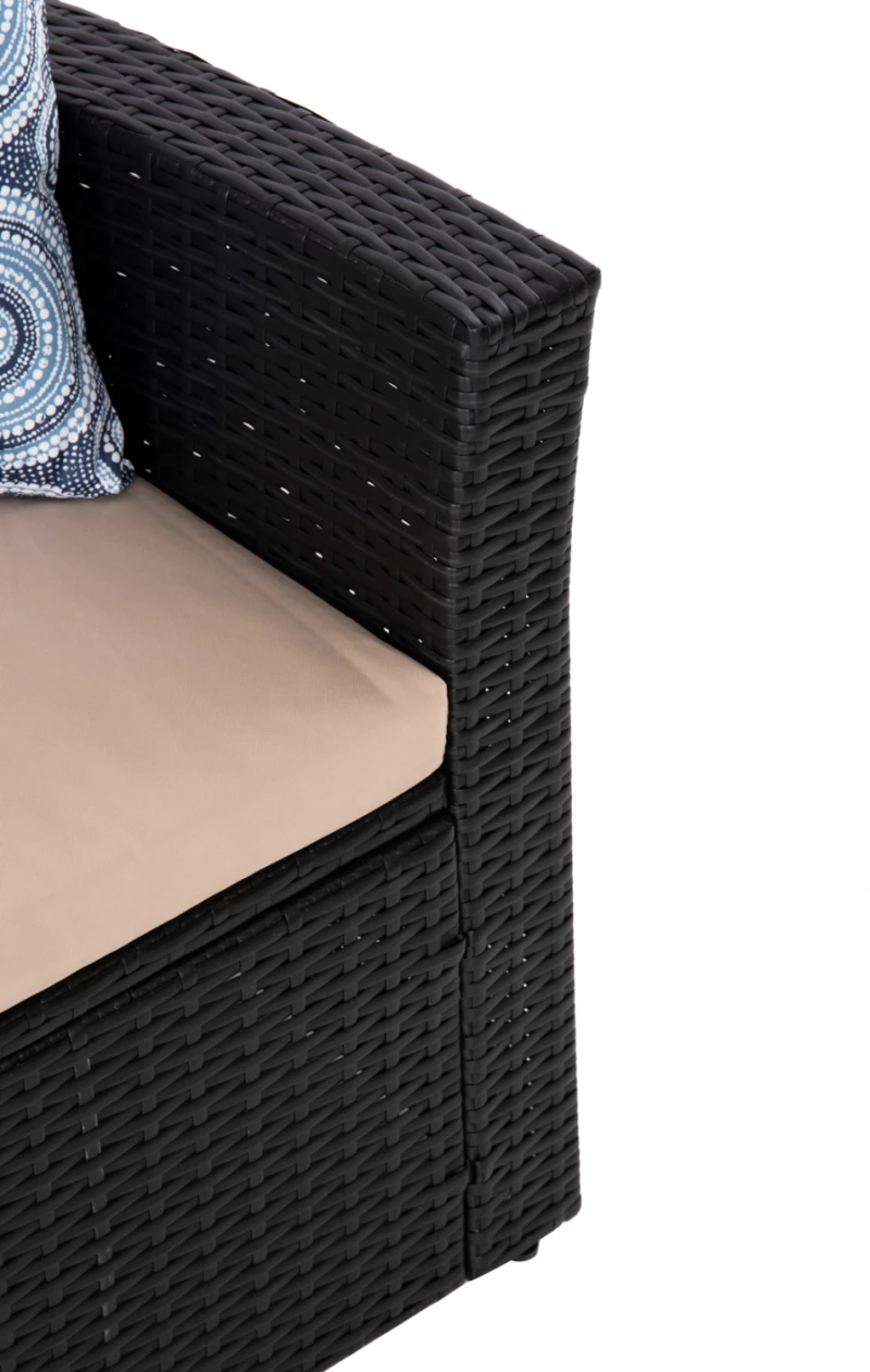 ΣΑΛΟΝΙ ΕΞ.ΧΩΡΟΥ 4ΤΜΧ THORE HM5978 ΣΥΝΘ. RATTAN ΑΝΘΡΑΚΙ-ΜΠΕΖ ΜΑΞΙΛΑΡΙΑ (1 Τεμμάχια)