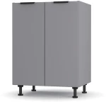 Craft Ντουλάπι Νεροχύτη Γραφίτη 60x48x82cm