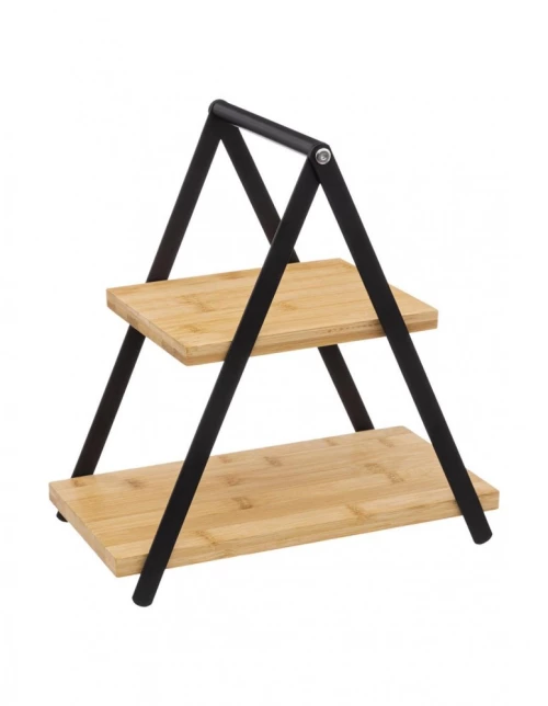 Δίσκος σερβιρίσματος 2οροφος bamboo 28Χ15,6Χ29,3εκ.